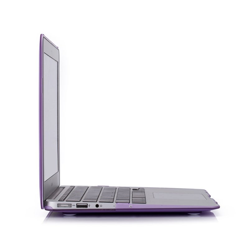 RUBAN Case Compatible with MacBook Air 13 Inch (Models: A1369 & A1466, Older Version 2010-2017 Release), Slim Snap On Hard Shell Protective Cover and Keyboard Cover, Purple - Image 5